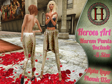 Heroes Art.-Harem Turkish Pants- Vintage Rainbow Multicolor Dot Woman Mesh Pants Box