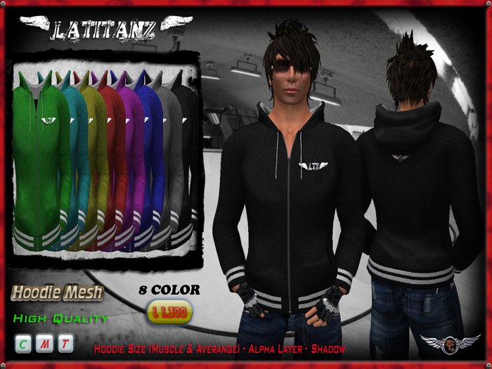<<< LATITANZ >>> Hoodie Man - Osiris All Color  
