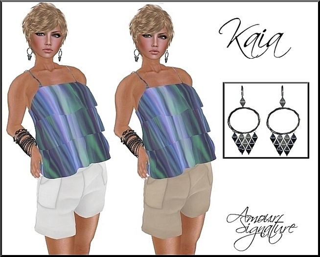 Amour Signature - Kaia - MESH - Outfit - Blue/Violet