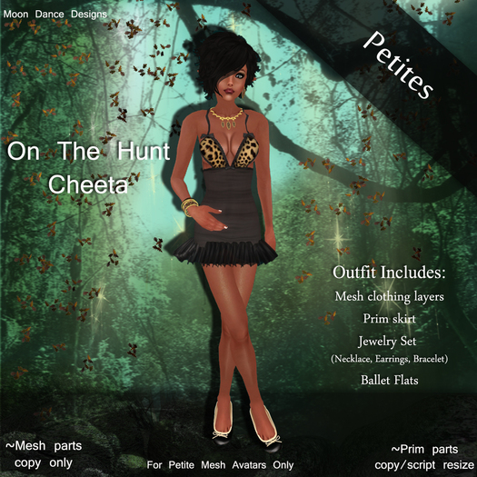 .:MDD:. On the Hunt Outfit-Cheeta *PETITES*