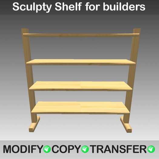 Sculpty Shelf for builders