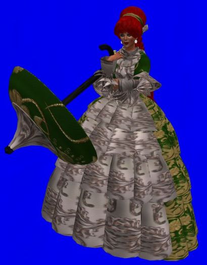 Medieval GreenPrincess Gown Set