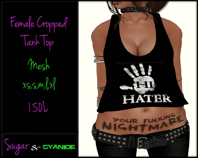 **S&C** Mesh Tank - Hater