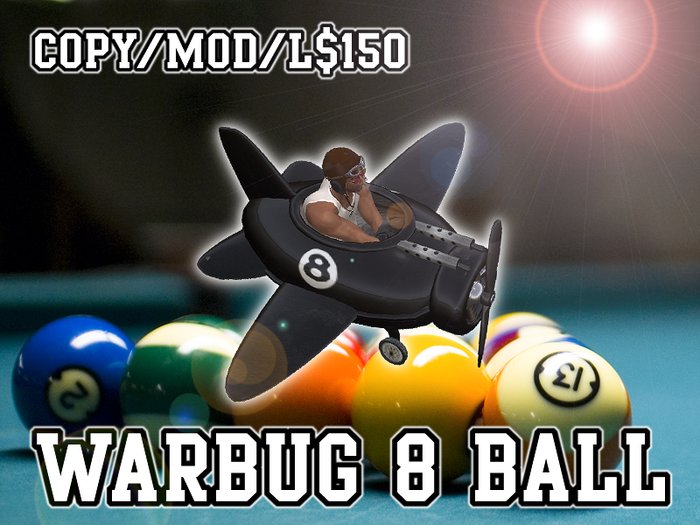 WarBug Airplane (8 Ball)