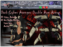 ~ Medusa Accessories ~ Dark Cyber Avenger Dual Armor (Boxed)