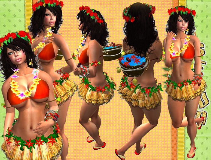 CLASSIC AVATAR: HAWAIANA OUTFIT-BOM