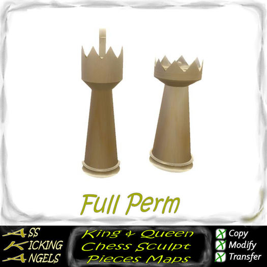 AKA King and Queen Chess Sculpt Maps Ad Full Perm