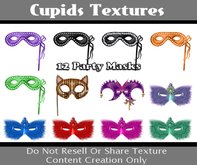 *CUPIDS TEXTURES* 12 Party Masks Textures