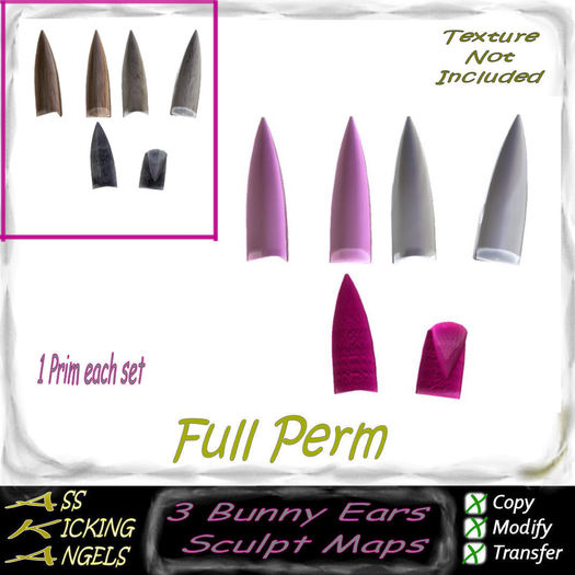 AKA 3 Bunny Ears Sculpt Maps Ad Full Perm