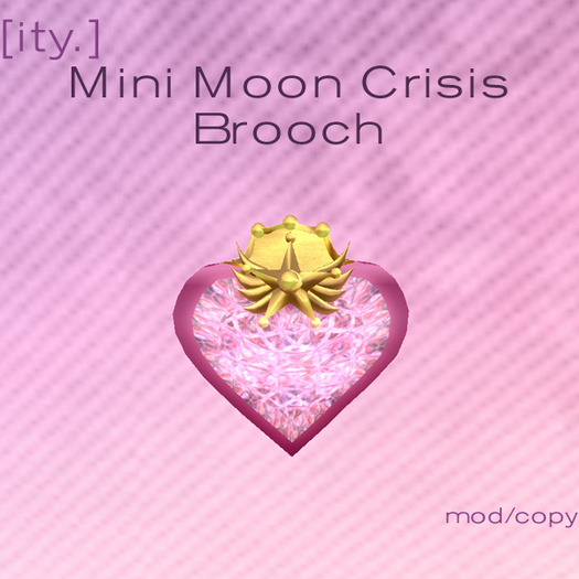[ity.] Sailor Mini Moon Crisis Brooch