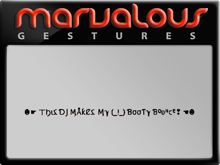 BOOTY BOUNCE! GESTURE