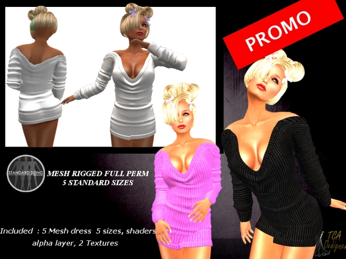 ASYMMETRIC TOP MESH FULL PERM PROMO