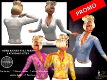 MESH RIGGED FULL PERM ELEGANT SHIRT PROMO