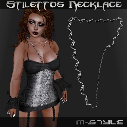 Mstyle Stilettos Necklace