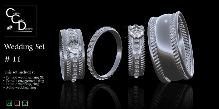 CCD - Wedding Ring Set #11 - Engagement Rings Bridal