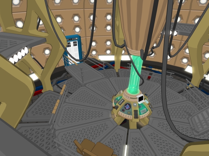 TARDIS Console -  Comic RTD