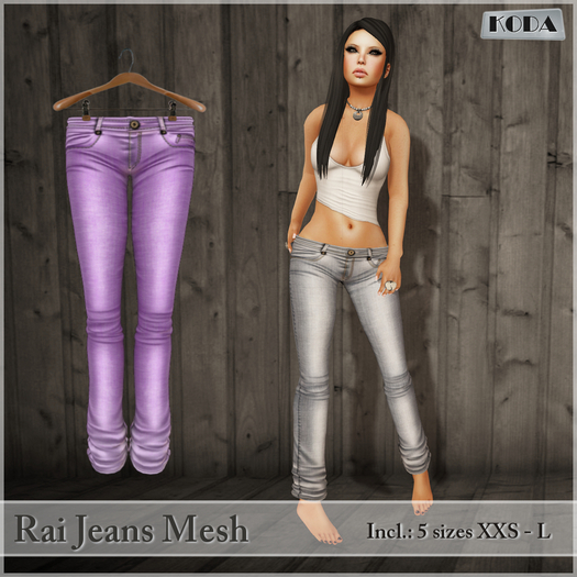 Rai Mesh Jeans pink