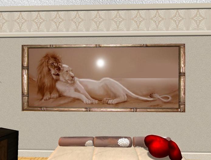 Picture _Lions_ (with shadow)