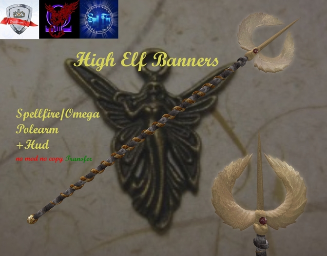 High Elf Banners Spellfire/ Omega