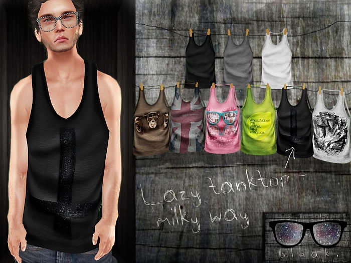 bleak . Lazy Tanktop- Milkyway