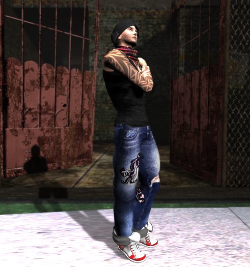 Baggy Puma Designer Jeans
