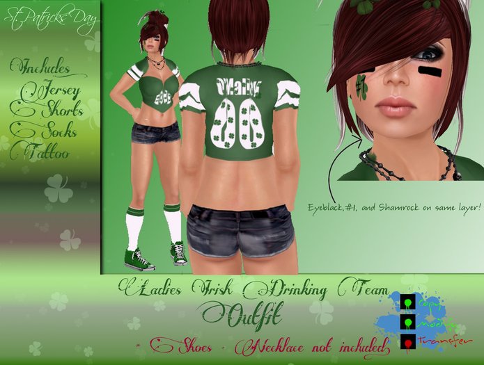 ::MOD:: St. Patrick's Day - Ladies Drinking Team Set