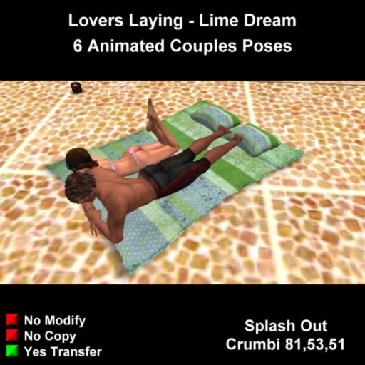 Lovers Laying - Lime Dream Boxed