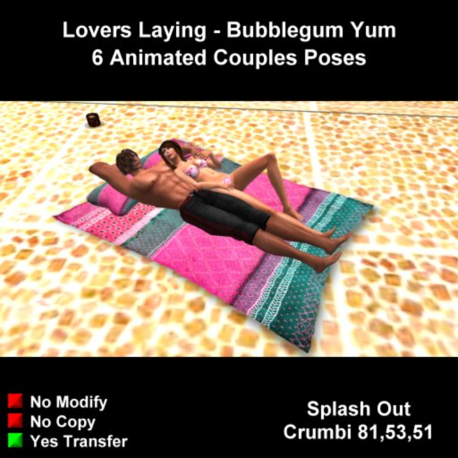 Lovers Laying - Bubblegum Yum Boxed