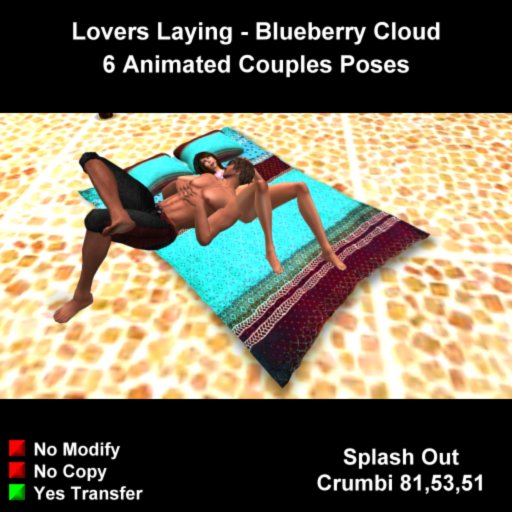 Lovers Laying - Blueberry Cloud Boxed