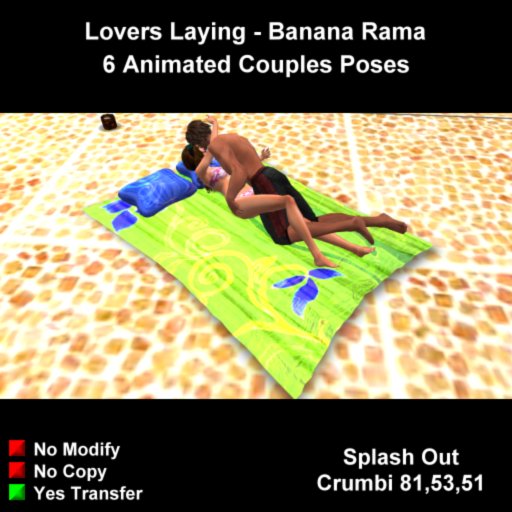 Lovers Laying - Banana Rama Boxed