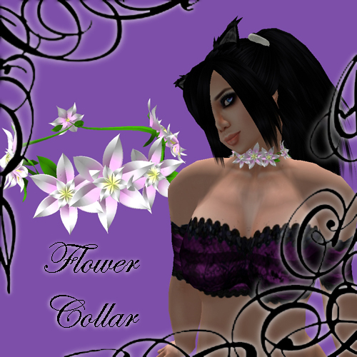 .:LT:. Pink Flower Collar
