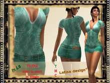 TILANA skirt & shirt green