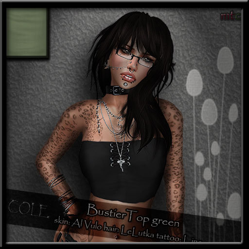 .:COLE:. BustierTop green