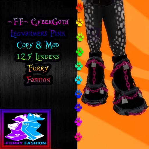 ~FF~ CyberGoth Legwarmers Pink