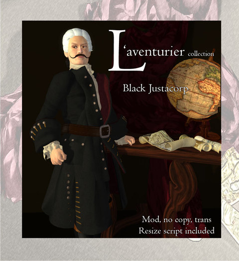 L'Aventurier Black Justacorp