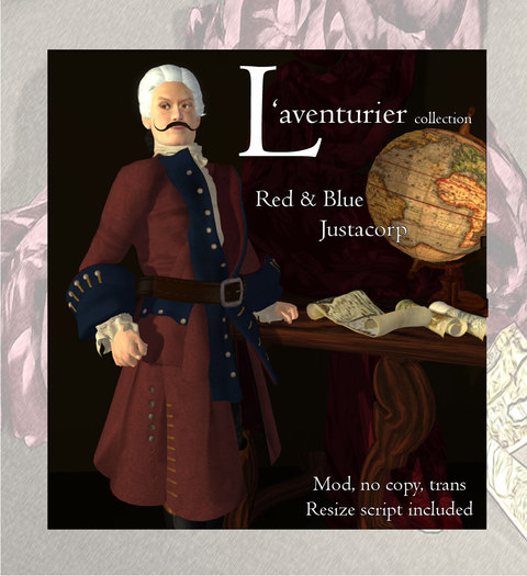 L'Aventurier Red & Blue Justacorp