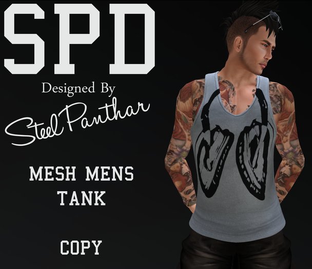SPD Mens Mesh Tank - Headphones (Boxed)