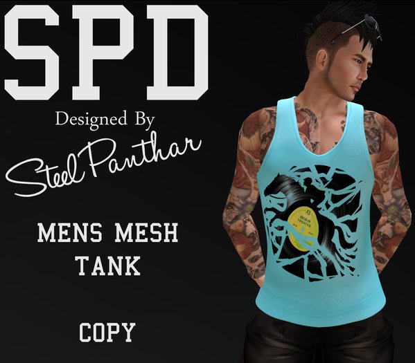 SPD Mens Mesh Tank - Disc Jockey (Boxed)