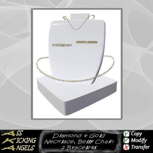 AKA Diamond and Gold Jewelery Set Ad 