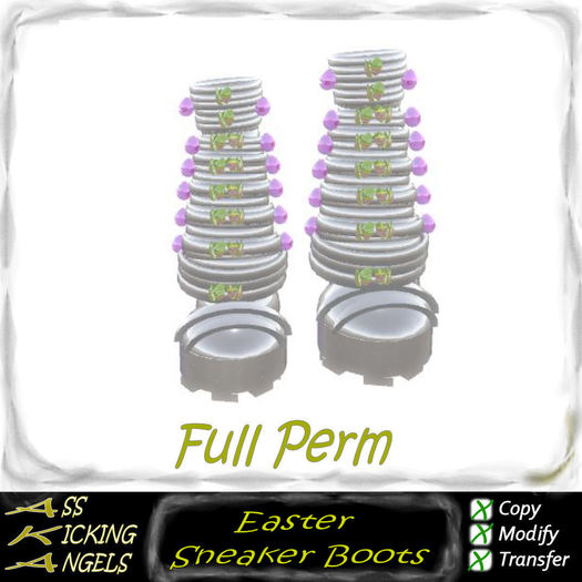 AKA Easter Sneaker Prim Boot Full Perm Ad