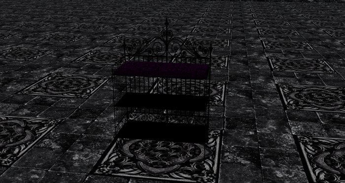 Baby Changing Table - Goth - Black/Purple