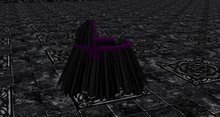 Baby Bassinet - Goth - Black/Purple