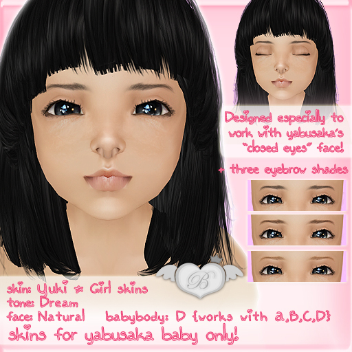 DEMO :*B*: Yuki Girl Skin {Dream} Natural - For YABUSAKA BABY ONLY