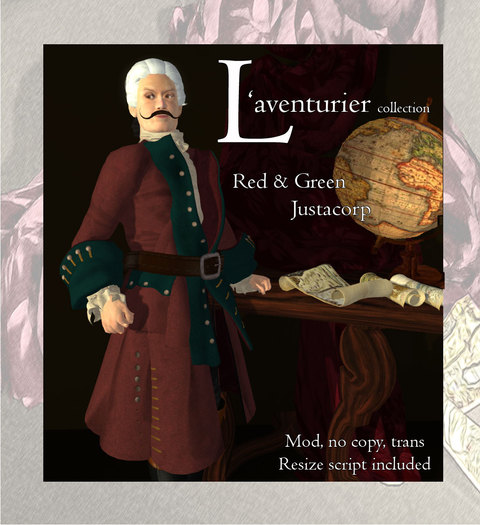 L'Aventurier Red & Green Justacorp