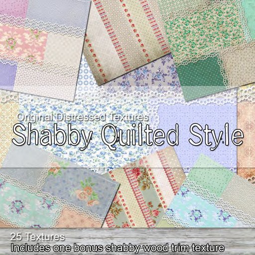 [D] Shabby Quilt Style Fabrics