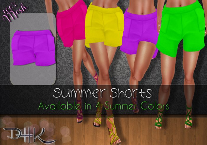 [ D H K ] Shorts Purple
