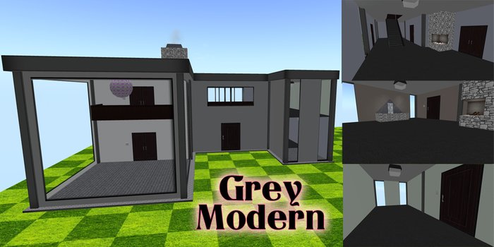 Grey Modern - 143Prims