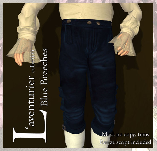 L'Aventurier Blue Breeches