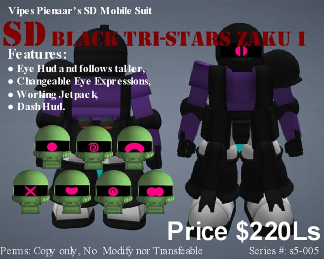 SD Black Tri-Stars Zaku I