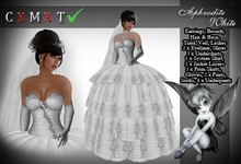 ~TB~ Aphrodite Wedding Dress White